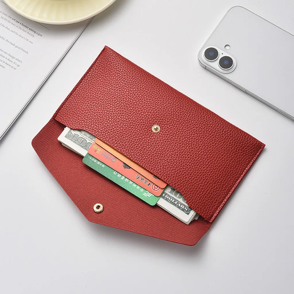 Long Wallet Handheld Clutch Purse Phone Holder Wallet Soft Pu Leather Wallet For Casual Dating Cash And Card Storage Shoulder