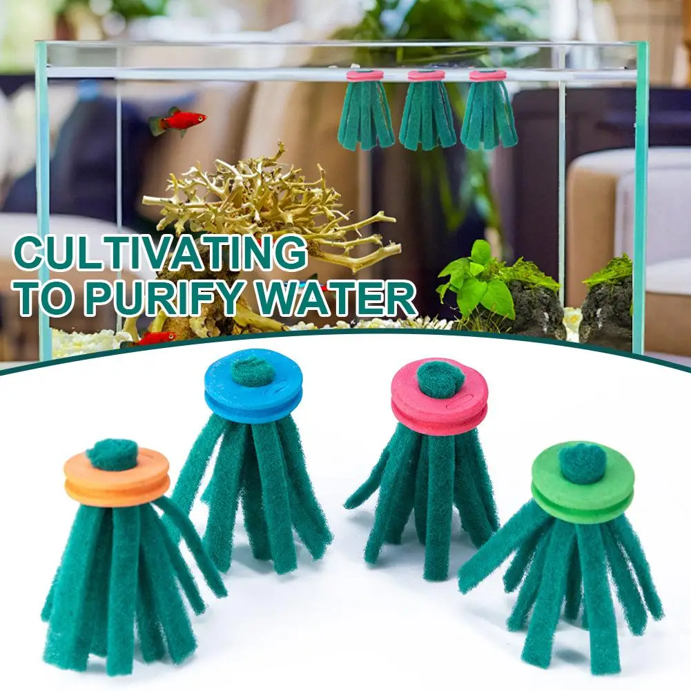 Fish Spawning Mop Floating Egg Collector For Aquarium Breeding Tank Egg Laying Fish Protection Fry Safe Growth Aquatic