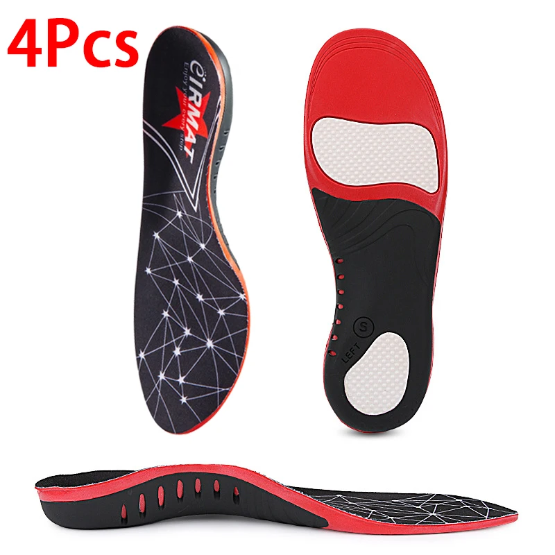 arch support insoles men women Flatfoot valgus correction insoles Silicone shock absorbing Shoe Pads 2Pcs/4Pcs