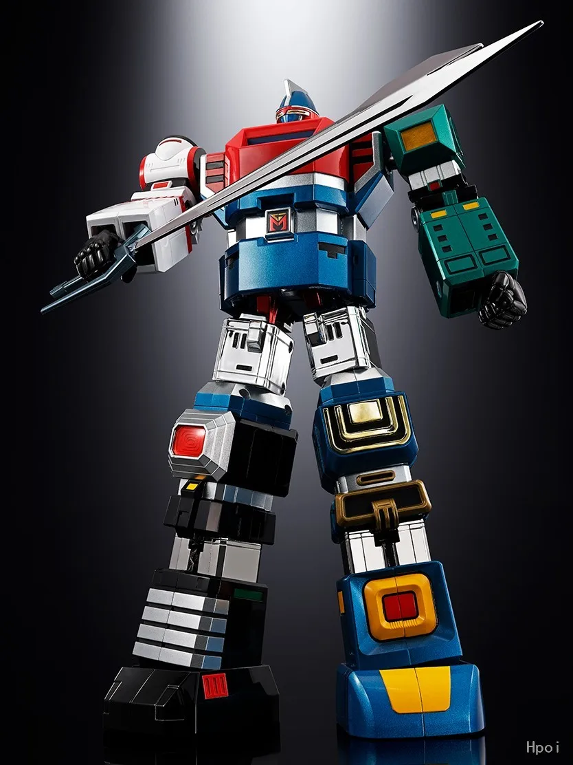 【Original】BANDAI Alma de Chogokin GX-40SP Deus Marte: Os Seis Soldados de Deus CHOGOKIN 50a Ver. Mecha-brinquedos modelo de ação completos