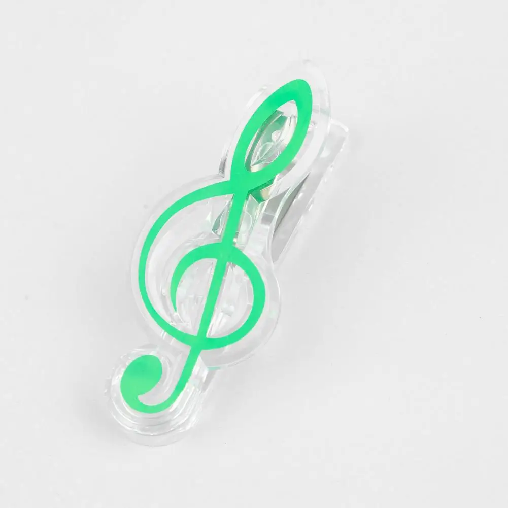 Memo Clip Musical Scale Note Clips Reusable Hollow Memo Paper Clips Portable Index Bookmarks for Office School Stationery