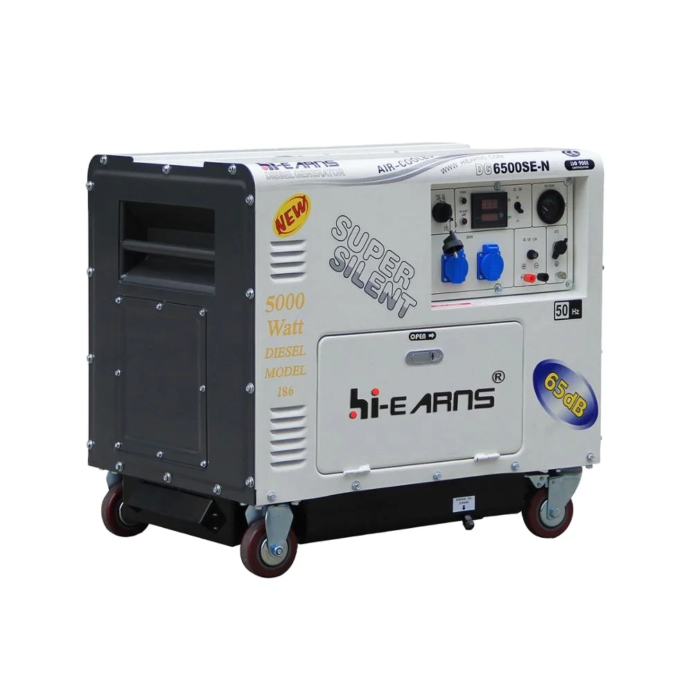 

5kva Hi-earns engine mini generator super silent 55db die·sel generator