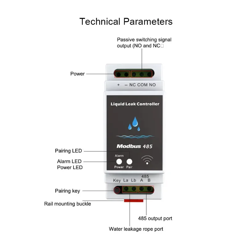 Semiconductor Workshop Water Leak Sensor Leakage Detection Ropes Detectors Alarm Device Oil Detection Wifi Tuya APP Equipment