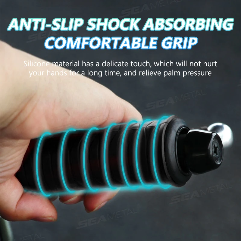 SEAMETAL Motorcycle Silicone Handlebar Cover Universal Self Shrinking Non-Slip Motorcycles Grip Covers Sleeve Protector Cover