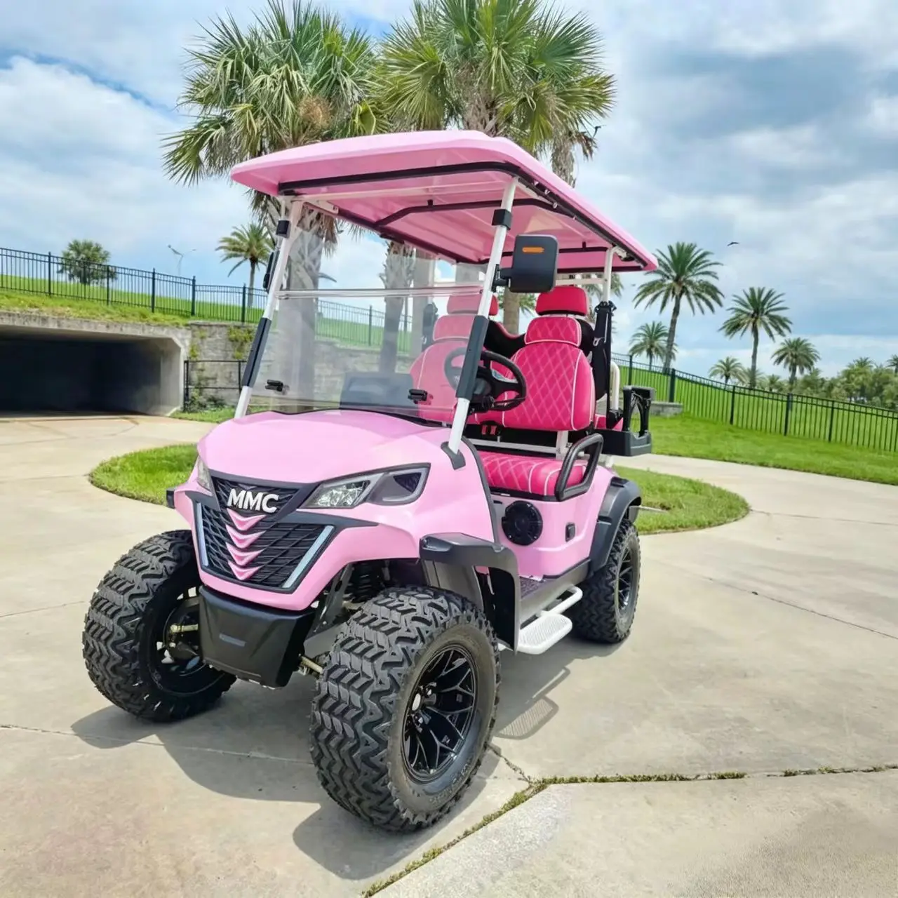 2026 4WD Electric Golf Cart New Energy Customized 2-8 Seater 48/60/72V Lithium Ion Battery Options 4000W/5000W/7000W
