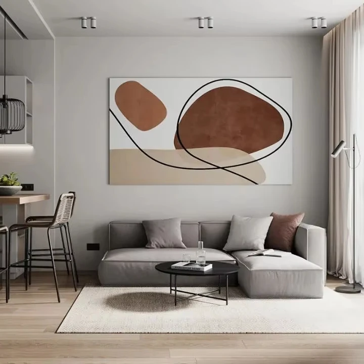 

Sanhai Nordic Style Interior Design Floor Plan Flat 3D Max Rendering Sketch Apartment Detailed Concept Dreamhouse Cozy Bedroom