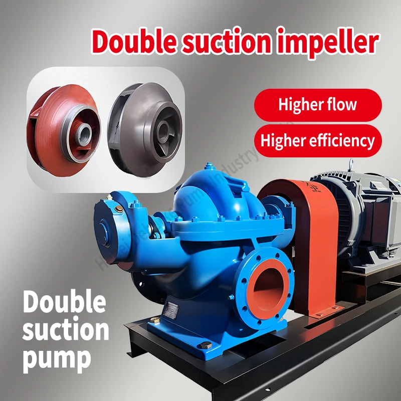 Single-Stage High Flow 1000 Gpm Water Pump Split Case Irrigation Pump Double Stage End Suction Pump