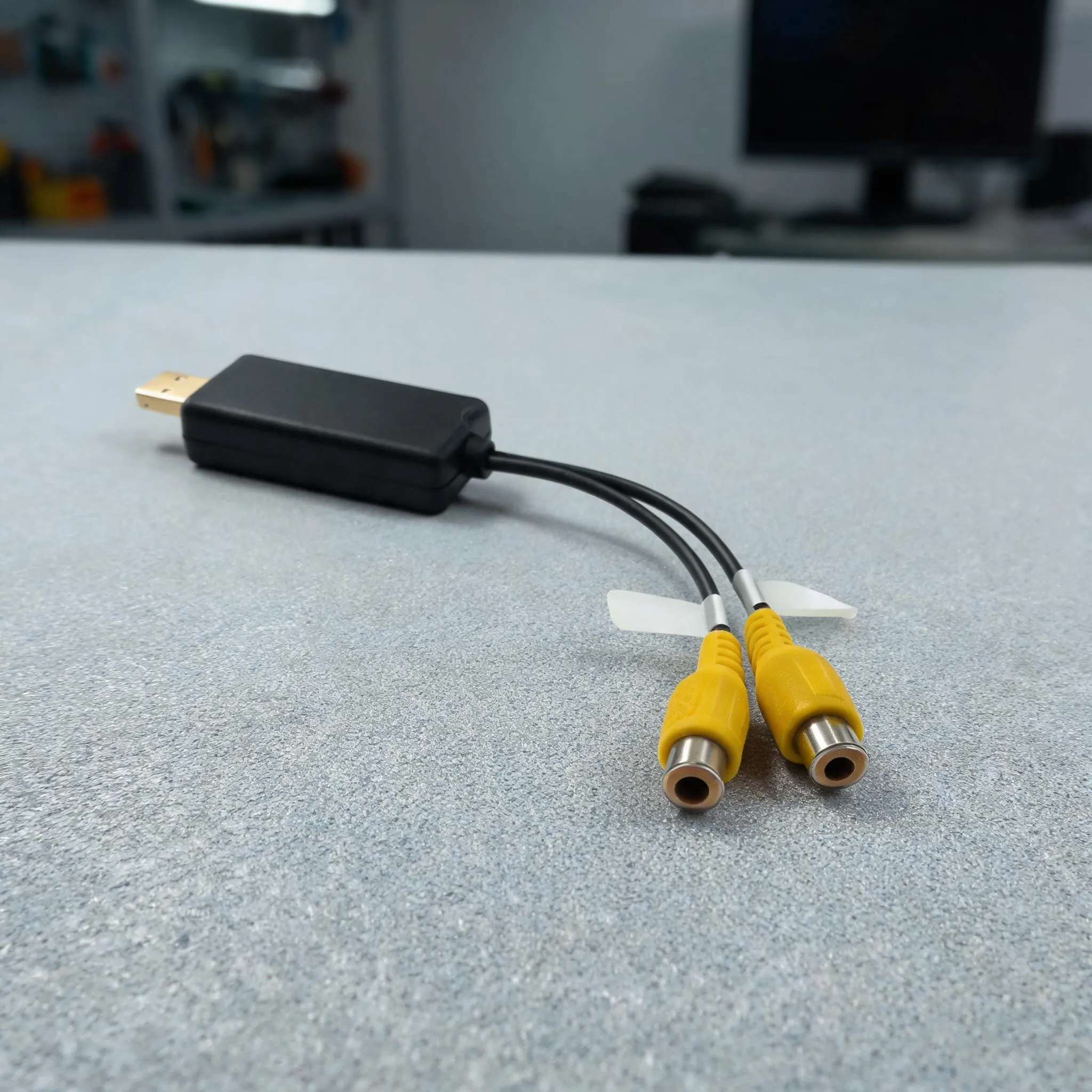 USB To CVBS Video Output Converter For Android Car Display Adapter For Movies Presentation Slideshow Rear Seat