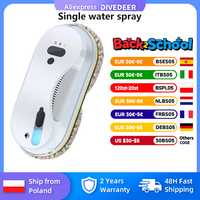 DIVEDEER Automatic Spray Home Ultra-thin Remote Control Window Cleaning Robot Low Noise Window Cleaning Machine