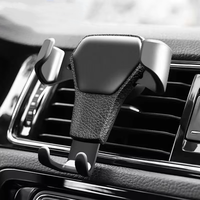Gravity Car Phone Holder Air Vent Clip Mount Mobile Cell Stand Smartphone GPS Auto Locking Car Bracket For iPhone Xiaomi Samsung