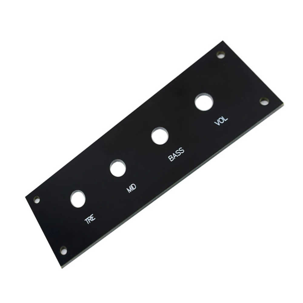 119x36mm 4 Way RCA Terminal Wall Panel Plate Input Phono Chassis Socket Audio Adapter NE5532 Active Tone Board Panel