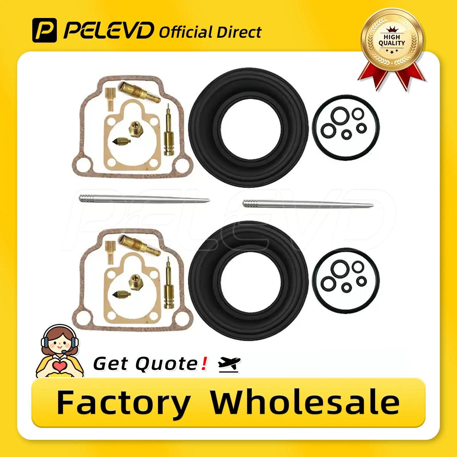 Motorcycle Carburetor Seal Gasket Diaphragm Rebuild Kit Carburetor Repair Kit For BMW BING R45 R65 R75 R90 R100 R80ST GS CV 32mm