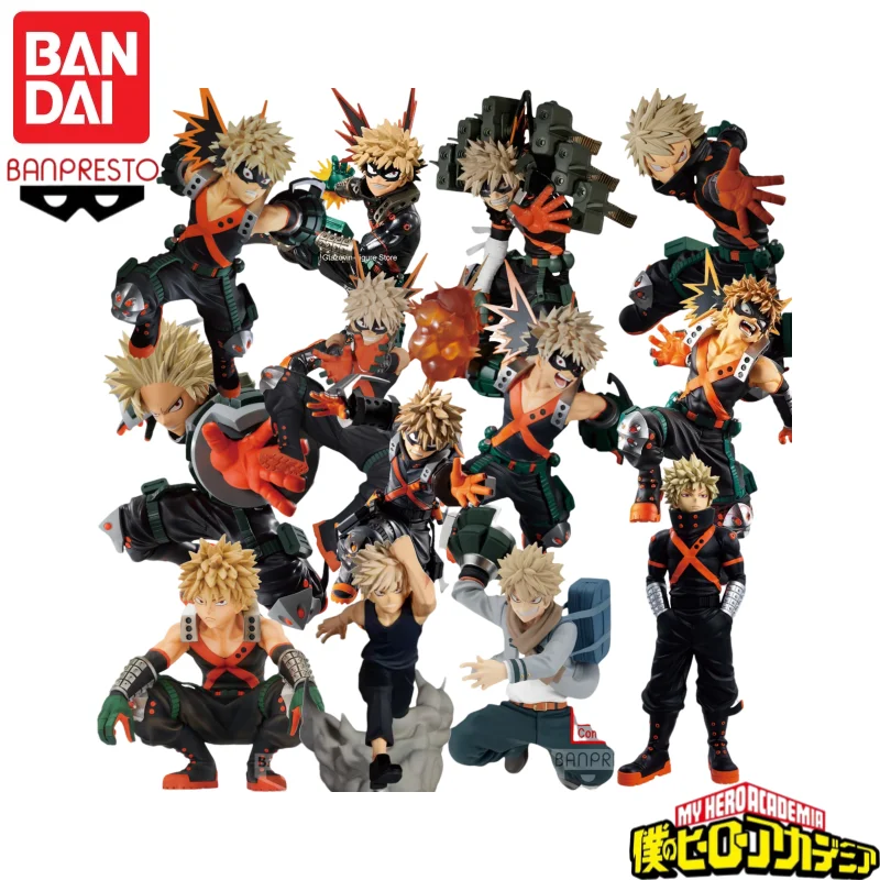 Auf Lager Original Bandai Banpresto My Hero Academia Bakugou Katsuki Anime Charaktere Modell Spielzeug Geburtstagsgeschenk Garage