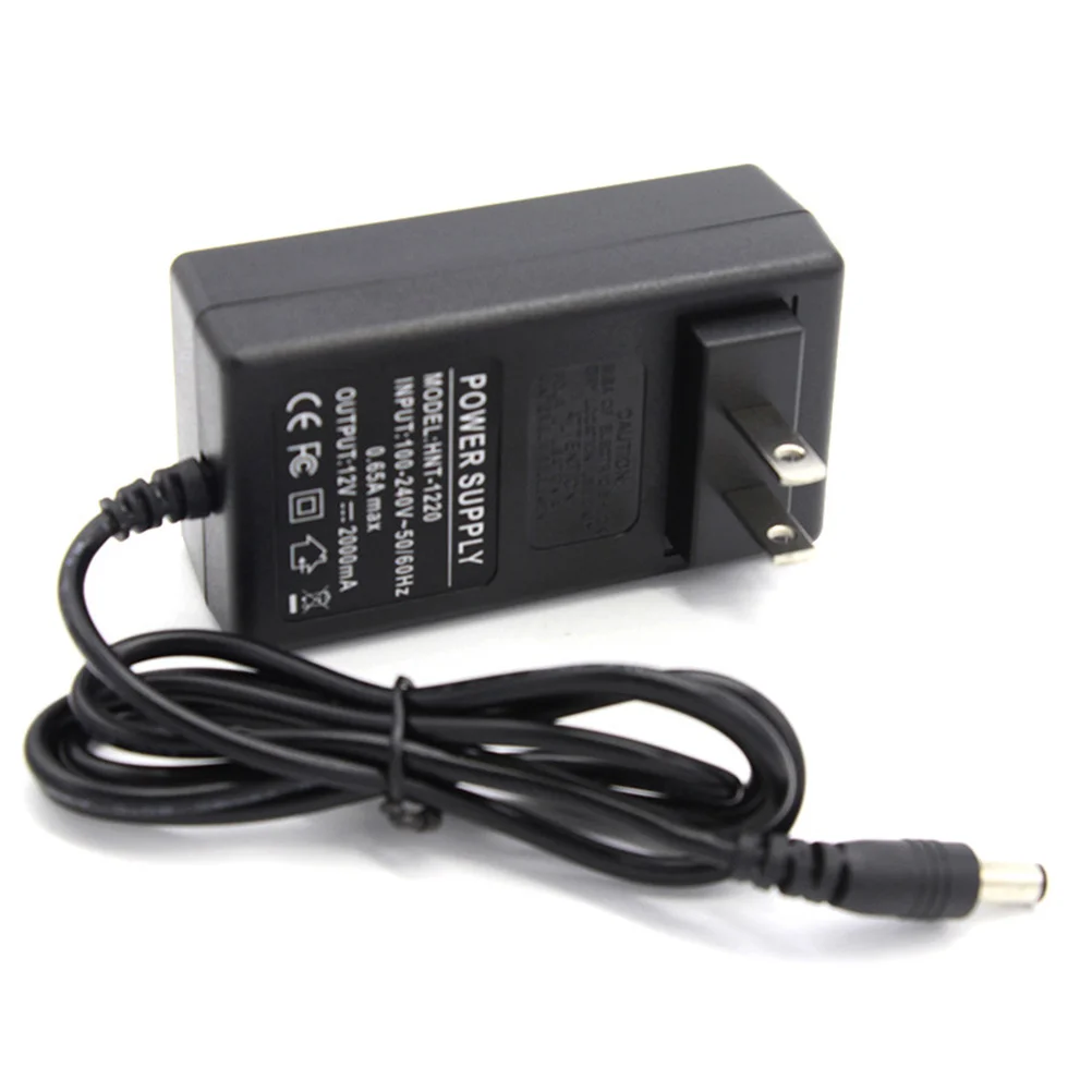 

12V 2a Power Supply Adapter Ac 110V Overheat Protection External Adapter Router LCD Monitor Box Recorder Speaker