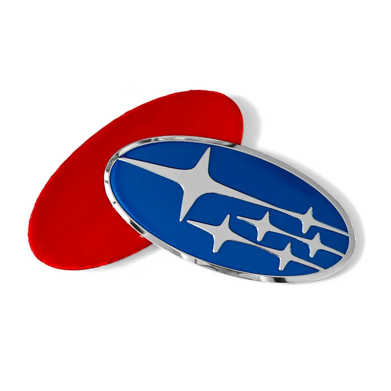 1 قطعة ABS تصفيف السيارة عجلة القيادة مركز شعار شارة ملصق لسوبارو فورستر SG5 SH SJ امبريزا XV ليجاسي Outback WRX STI