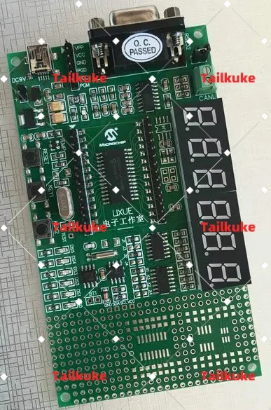 PIC16F876A-I/SO Length (119 mm)*Width (68mm) Microcontroller Learning Board Development Board Evaluation Board