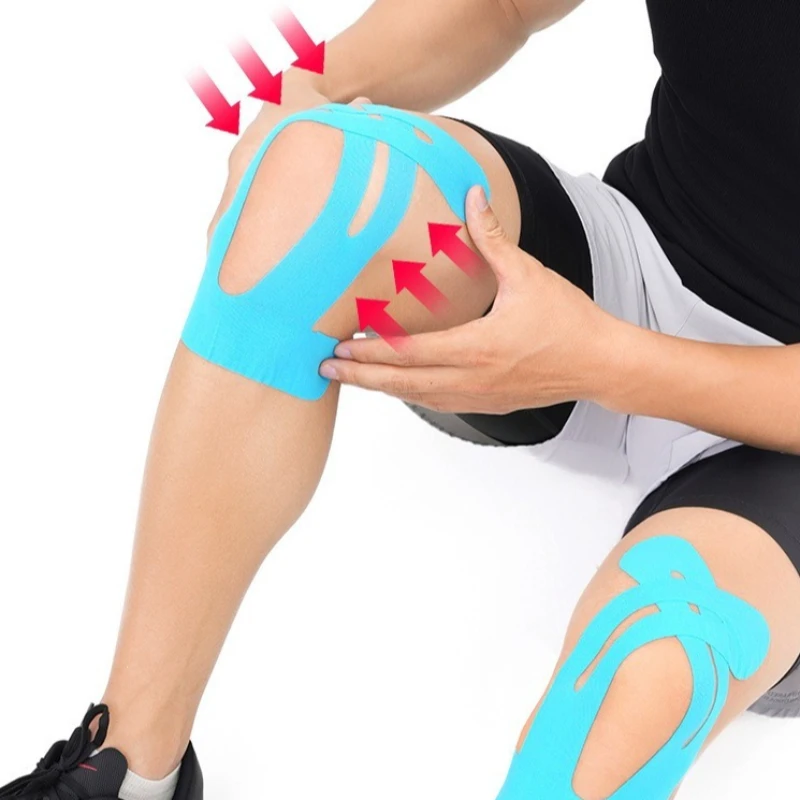 2pcs Kinesiology Tape for Knees,Waterproof & Elastic,Breathable Knee Tape,Athletic Tape Provide Support & Stability for Running