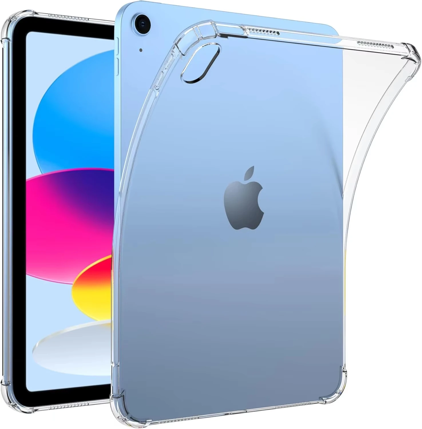 TPU Silicon Transparent Case Funda For Apple iPad Mini 6 5 Air 4 3 2 1 Transparent Cover For iPad Pro 11 10.2 7 8 9th 10.9 10.5