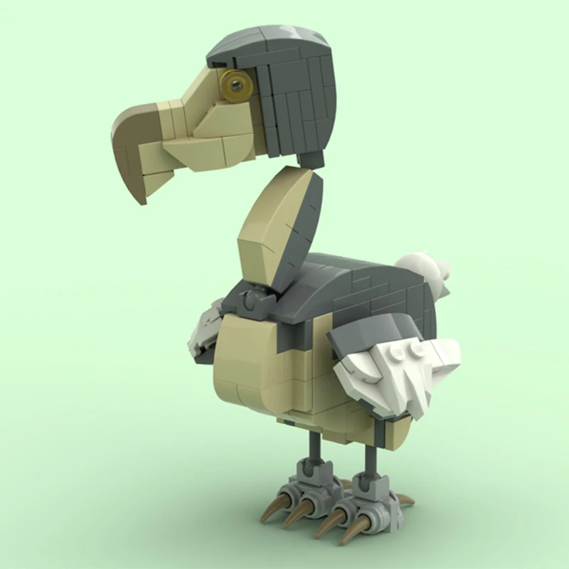 

167 шт. MOC DODO (Raphus cucullatus) строительные блоки Рождественский подарок для родителей и детей ручной сборочный проект для склеивания