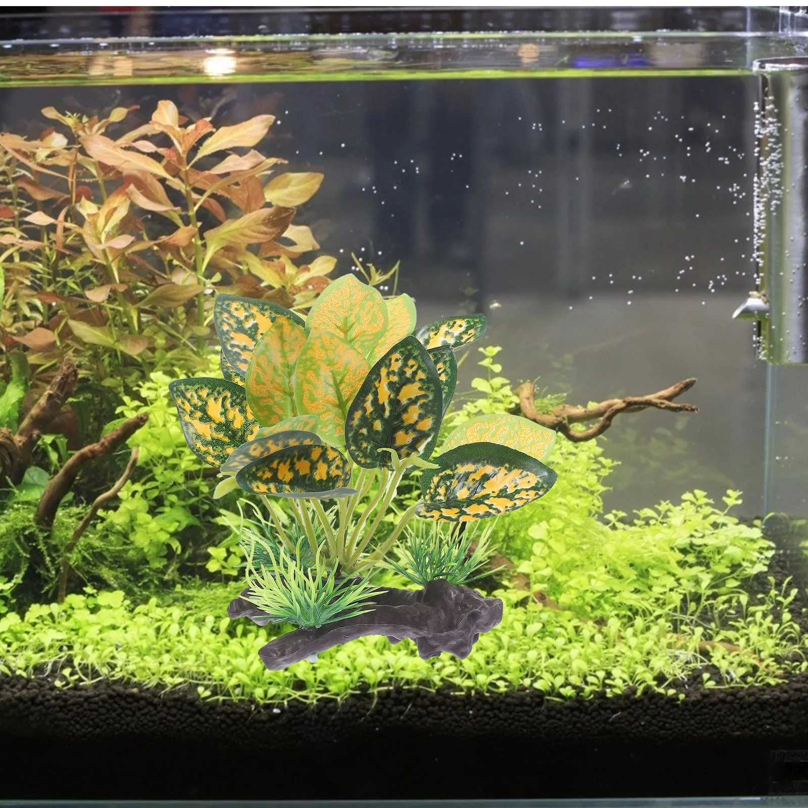 

Realistic Aquarium Artificial Plants Fake Greenery Decor For Fish Tank Tropical Aquatic Plant Simulation Small Aquarium