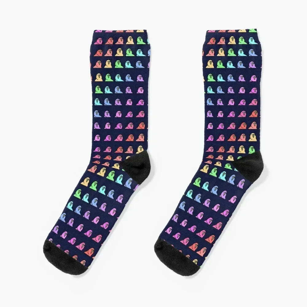 

Party Parrot Rainbow Socks hiphop luxe compression Luxury Woman Socks Men's
