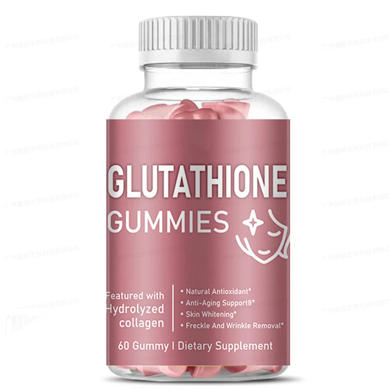 

1 bottle glutathione soft candy for antioxidant whitening skincare helps fight against free radicals protect cells from damage