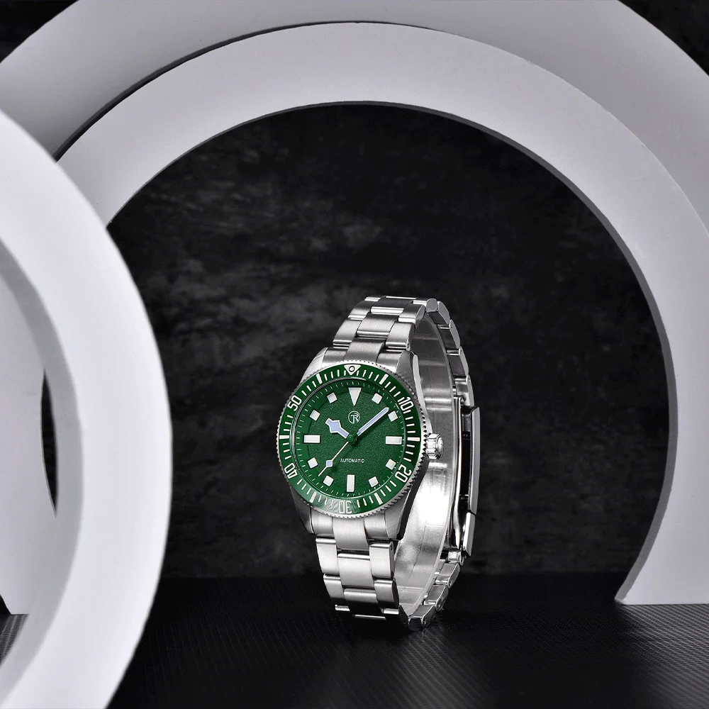 أحدث ساعات رولز تيمي لعام 2025 NH35 ساعة أوتوماتيكية ميكانيكية للرجال مرآة الياقوت الفاخرة ساعة مقاومة للماء Reloj Hombre #4