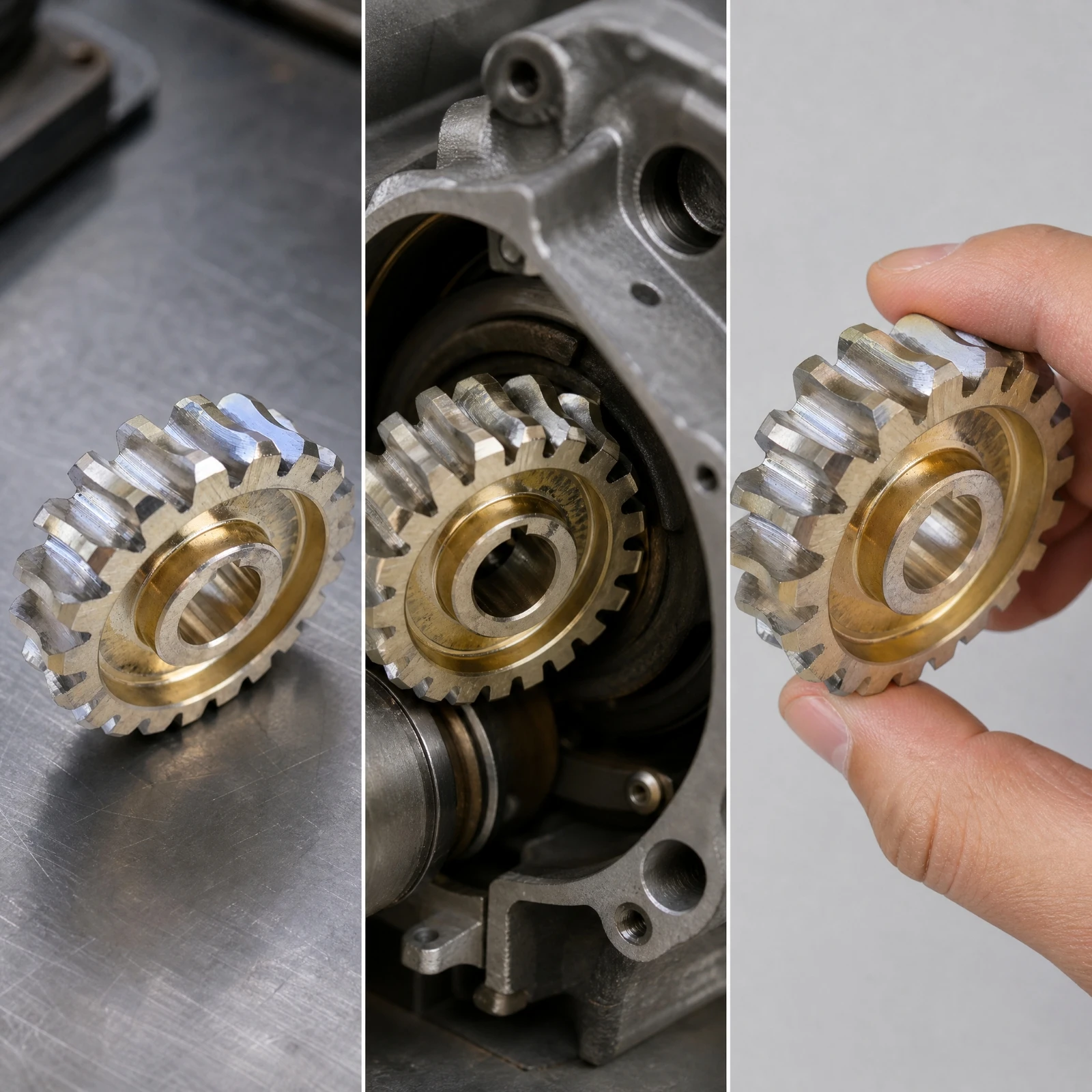 Snow Blower Replacement Gear with Central Bore Machined Snow Blower Gear Toothed Wheel Heavy-Duty Smooth Power Transfer