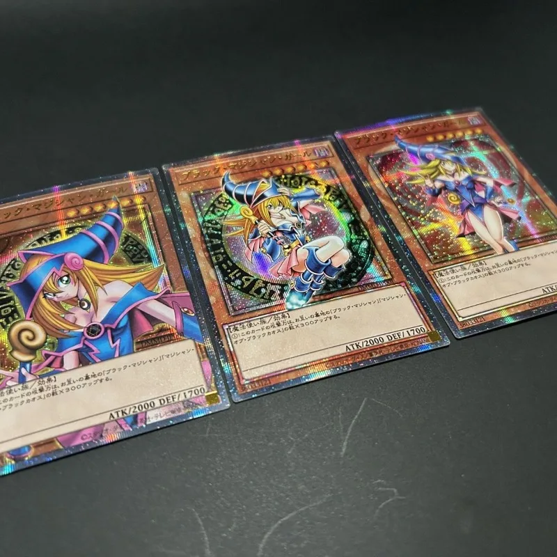 Yu-Gi-Oh! Dark Magician Girl Series FAI DA TE USR/20SER/Pser Garza Flash Card 59x86mm Anime Cartoon Gioco Collezione di carte Giocattoli Regalo