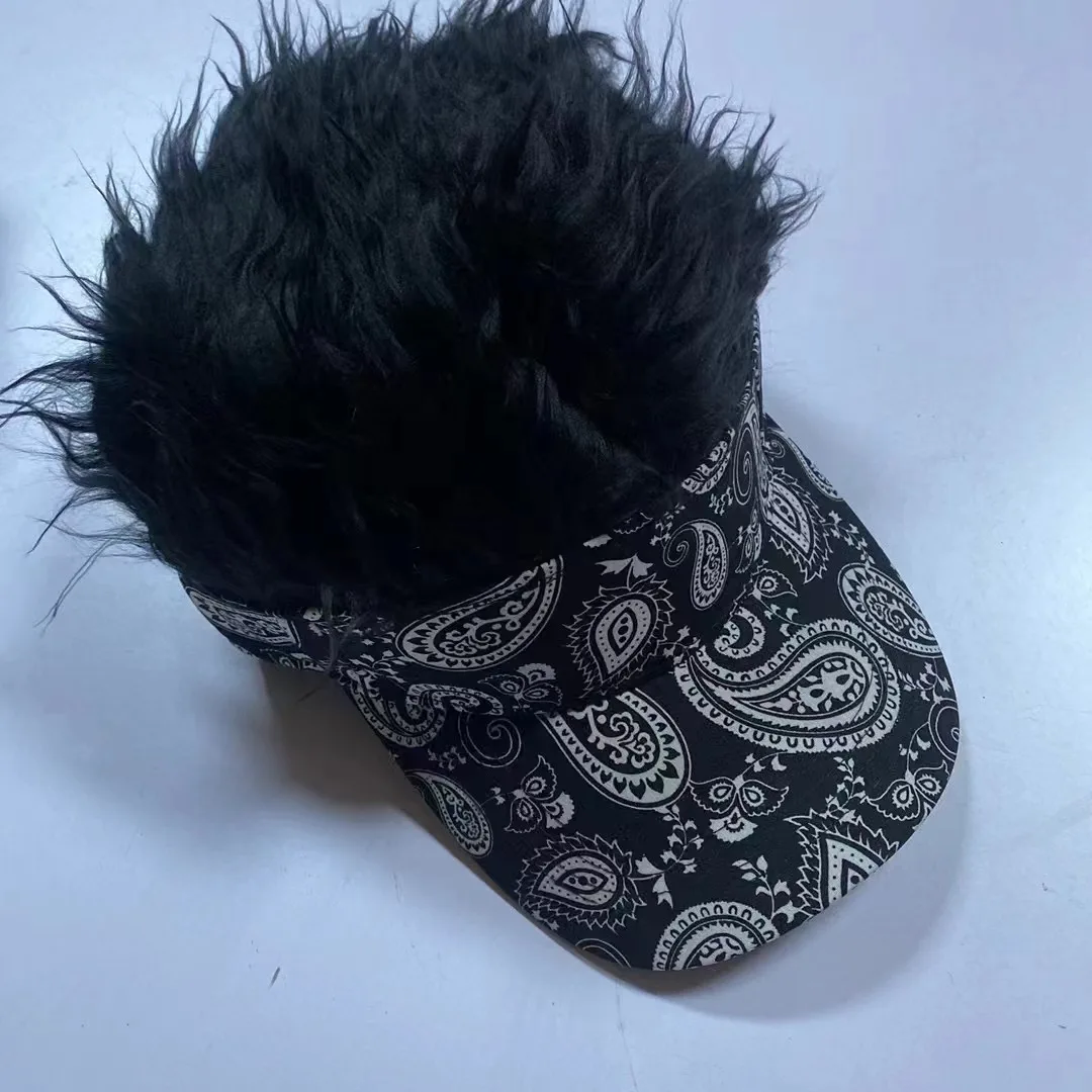 لطيف شعر مستعار قبعة قبعة بيسبول الرجال Snapback قبعة الإناث الذكور أقنعة قبعة الشمس موضة واقية من الشمس قبعة رياضية يتوهم الهيب هوب قبعة