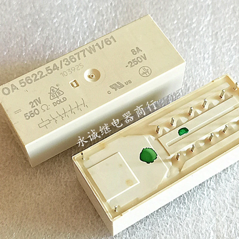 （Second-hand）1pcs/lot 100% original genuine relay:OA 5622.54/3677W1/61 21V 550Ω 8A 250V
