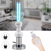 15W 25W UVC Germicidal Lamp CFL Ozone Quartz Glass Tube Bactericidal Ultraviolet UV Light Lamps With Remote For Sterilization