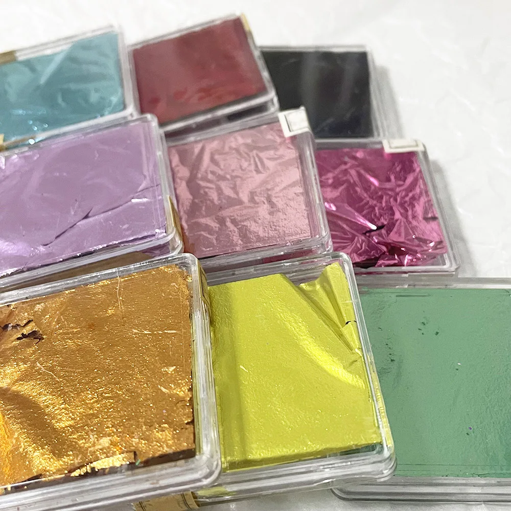 -رسم احباط-8 سنتيمتر اللوحة المتخصصة اللون بريق رقيقة جدا مسمار تزيين المواد رقائق مسمار DIY يلمع الحلي 404 أجزاء