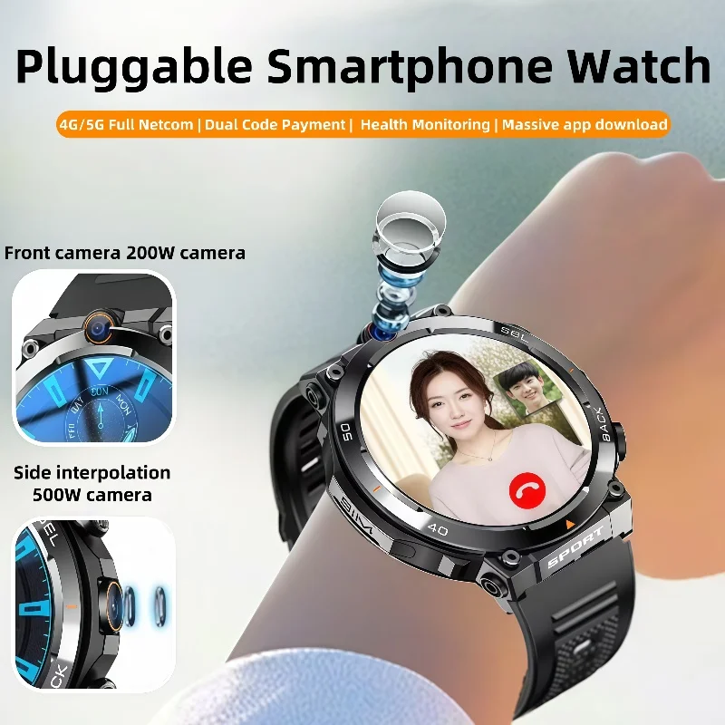 

H10 Smart Watch4GNet Global WIFI with Multifunctional Sports Round Screen Smartwatch NFC Positioning for Fitness Tracker