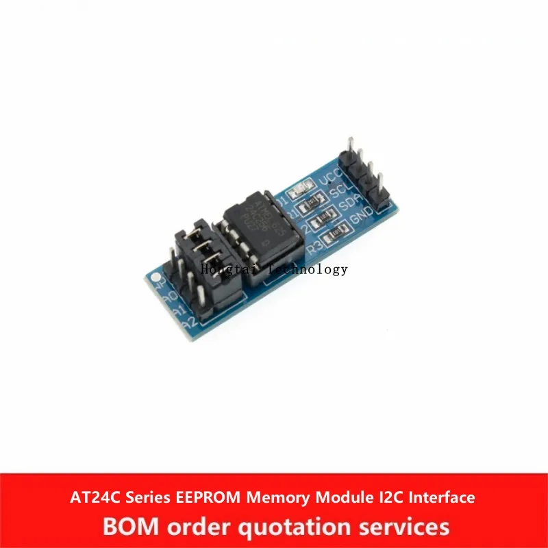 EEPROM memory module I2C interface AT24C01/02/04/08/16/32/64/128/256 full series selectable