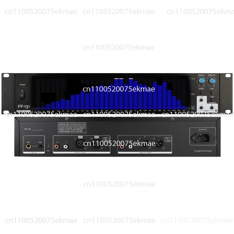 PP-131 Rack-Mounted 2u Spectrum Display Equalizer Audio Level Amplifier Spectrum Analyzer  Stage Power Supply