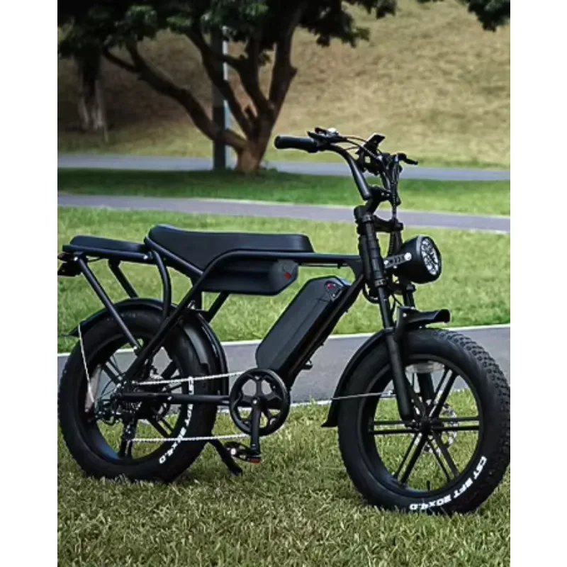 

SXLL Stock Europe 1500 watts electric mountain bike adult 20 inch fat tires all terrain electric bike 48V 15AH lithium battery 6
