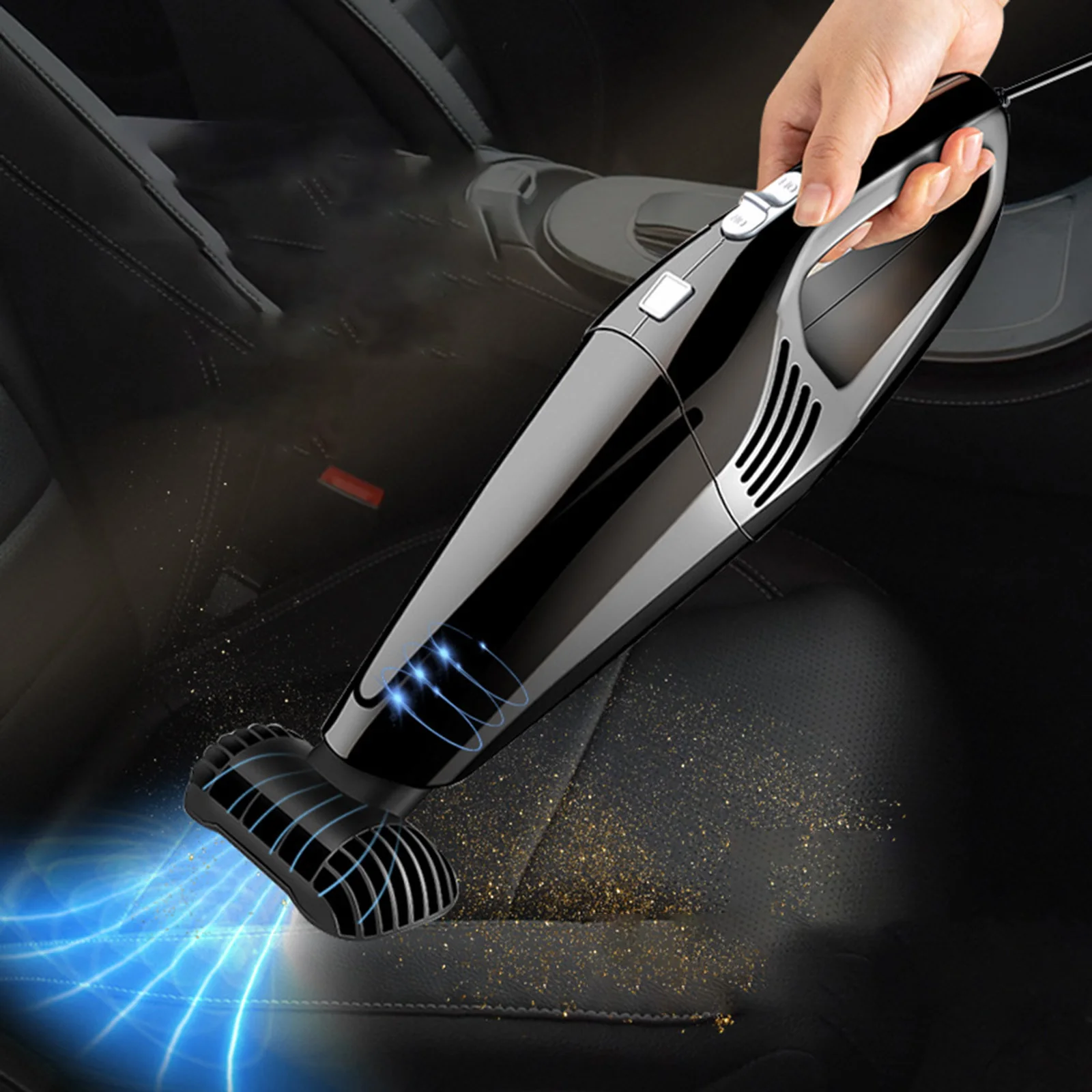 Portable Car Vacuum Cleaner 12V High Power for Detailing Cleaning Pet Hair Bedroom