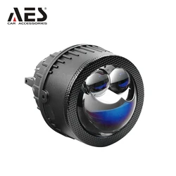 AES Super Power 65W 3''LED Fog Light 6000K &Tri color Excellent Waterproof LED FOG Lamp for Toyota Nissan Car Accessories