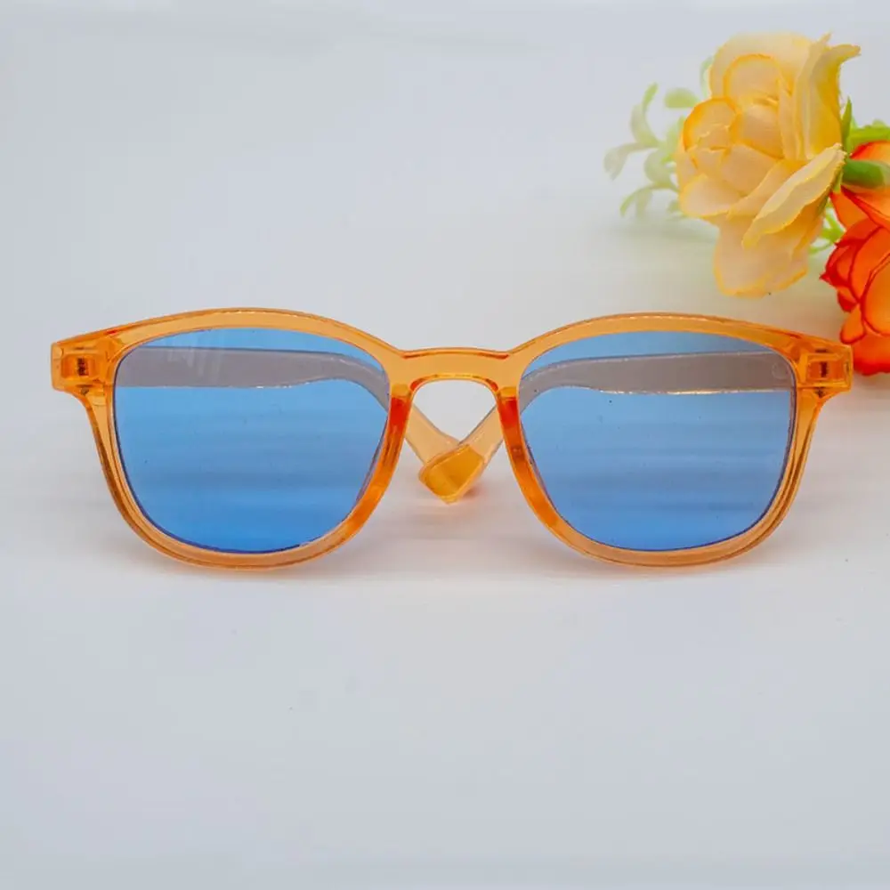 New 9.5cm Glasses Clothes Fashion Round Frame Dolls Glasses Cute Doll Eyeglasses for 15cm/20cm Cotton Dolls/1/3 1/4 BJD Dolls
