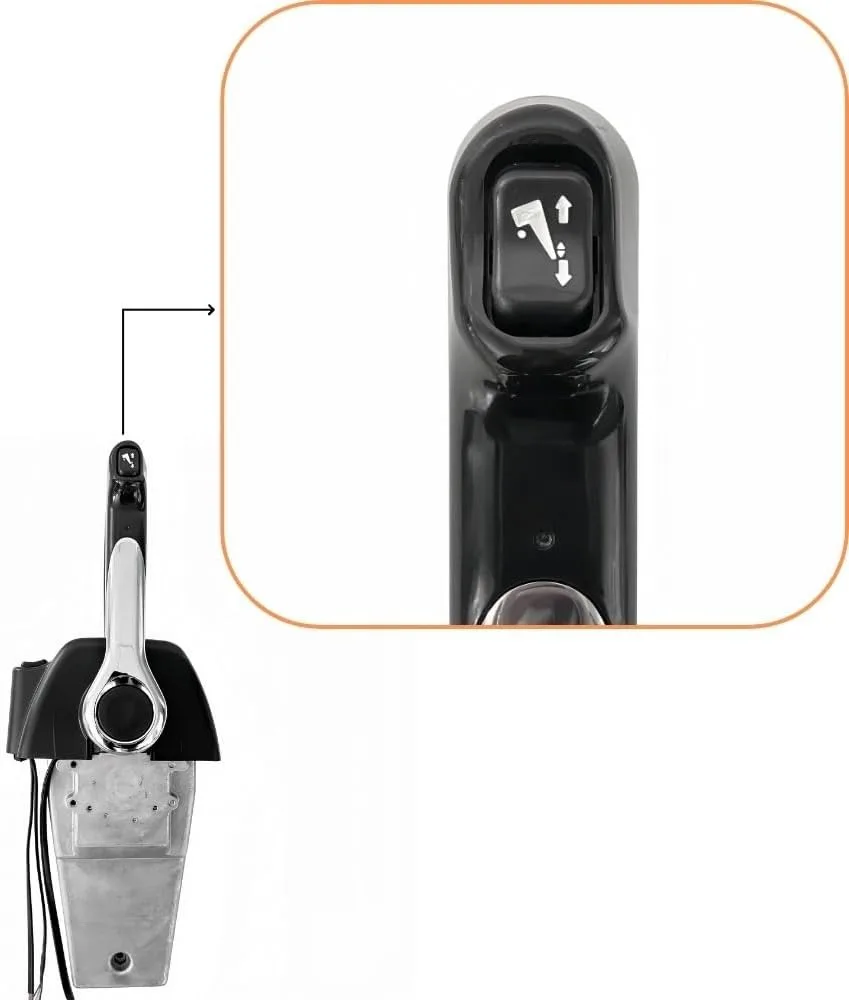 OEM 704-48207-13 محرك مزدوج بحري خارجي صندوق التحكم عن بعد تركيب علوي قبضة مزدوجة دفع لفتح لنوع الموصل #4