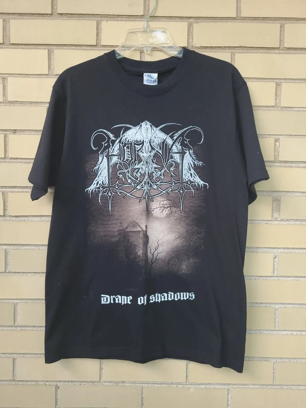 Rare Horna Drape Of Shadows T Shirt Size Medium Ordo Regnum Sathanas Black