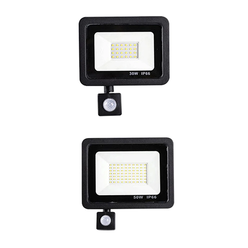 

AA46 Security Lights Outdoor Motion Sensor Led Pir Floodlight IP66 Waterproof Outside Wall Light Garden Doorway