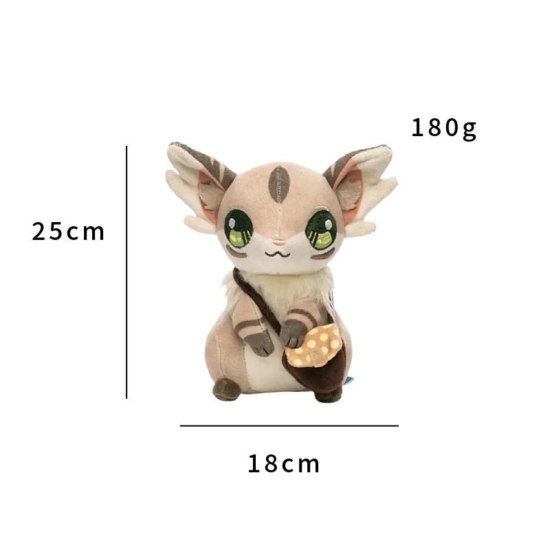 

Cute Nutter Mascot Plushie Creative Plush Toy Soft Stuffed Mascot Doll Desktop Ornament For Fans Collection Gift