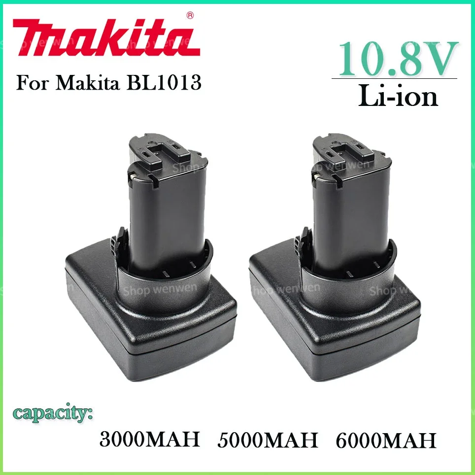 

Turpow 10.8V Battery 6000MAH Makita BL1013 BL1014 BL1015 Li-ion Replace Power Tools Battery DF030D TD090D MUS052D