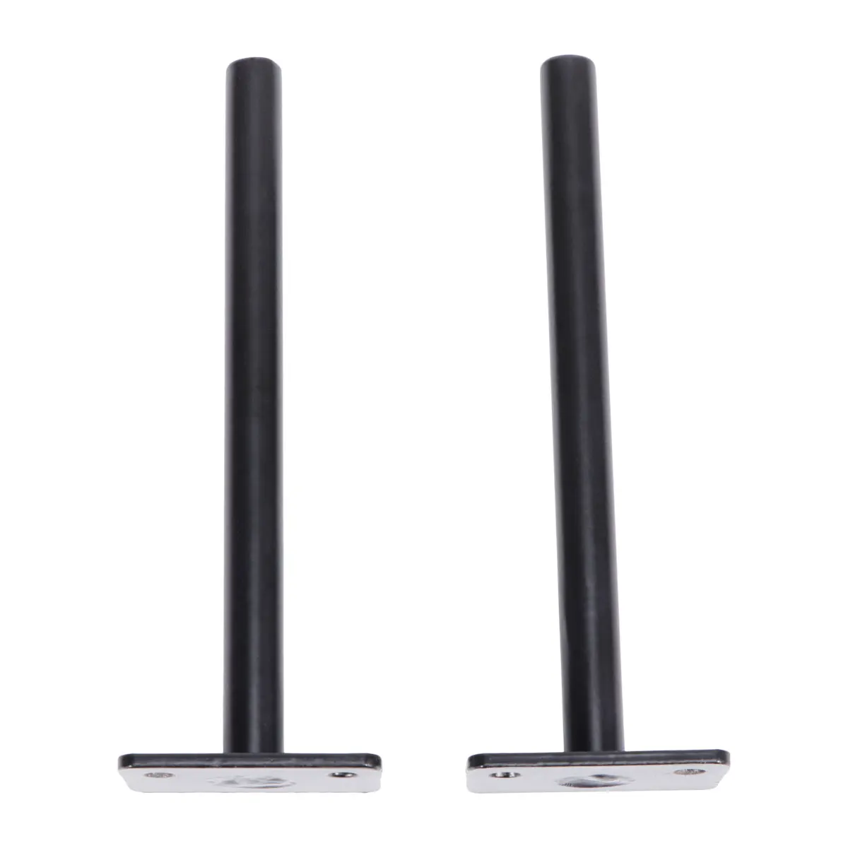

2Pcs Black Hidden Shelf Bracket Heavy Duty Cold Rolled Steel Floating Wall Mounted Furniture Bookshelves Partitions Home Decor