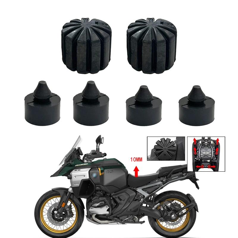 Für BMW R1300GS R 1300 GS Gummi-Fahrersitz Sattel Höhenverstellungssatz 10 mm R 1300GS GS1300 ADV 2023 2024