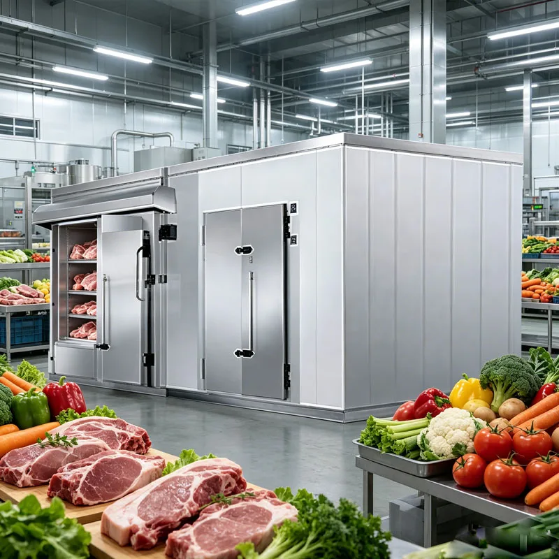 Commercial Cold Room Walk In Refrigerator with Rapid Cooling Technology for Food Service Storage Customized
