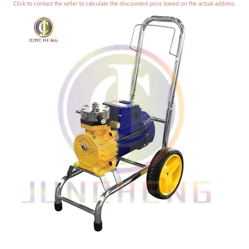 

Juncheng Electric Airless Paint Sprayer Pump Machine 3kw Motor 10L Hopper 50m Horizontal/15m Vertical Conveying Mortar Spraying