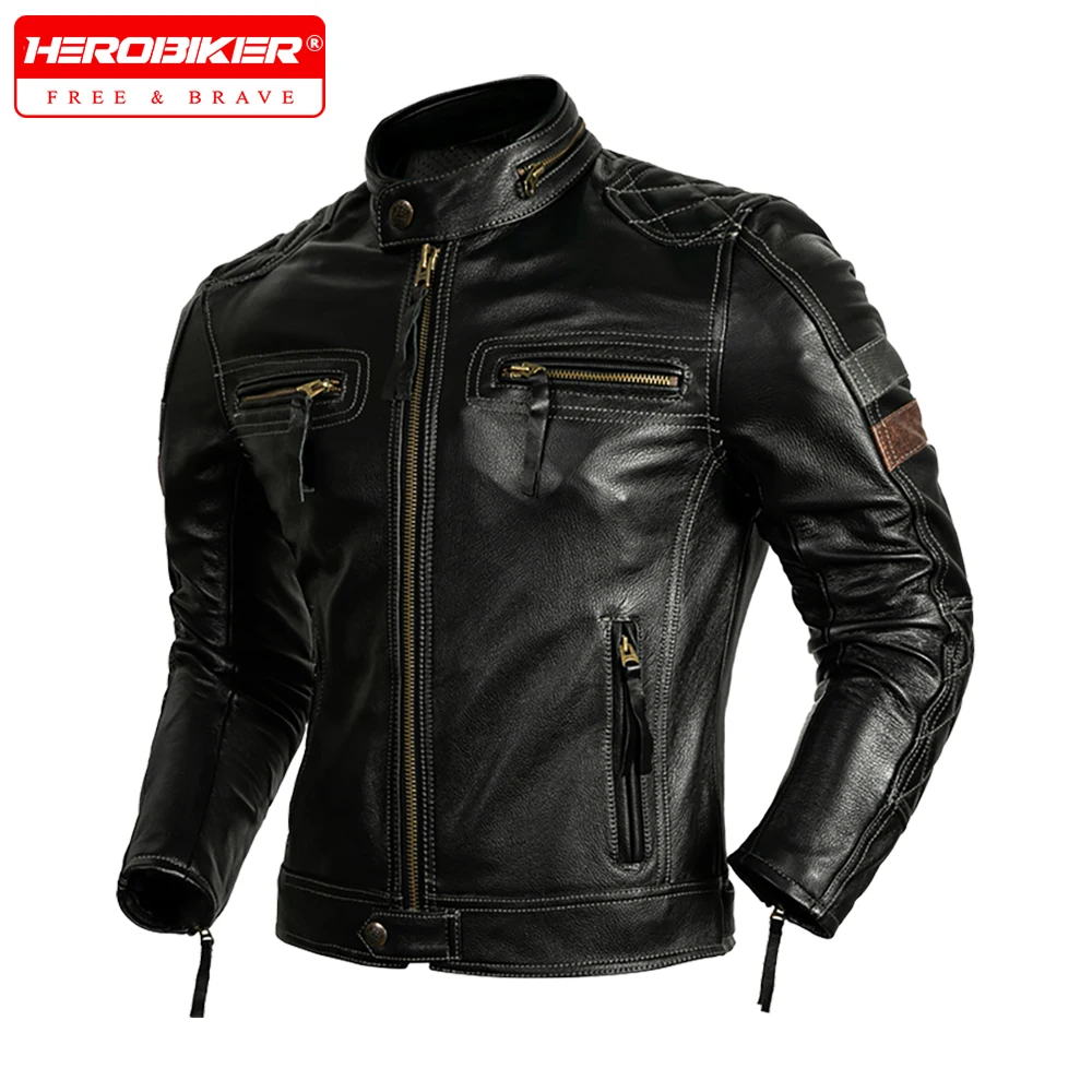 

Motorcycle Jacket Wear-resistant And Scratch Resistant Off-road Motorcycle Riding Jacket Waterproof And Windproof Leather Jacket